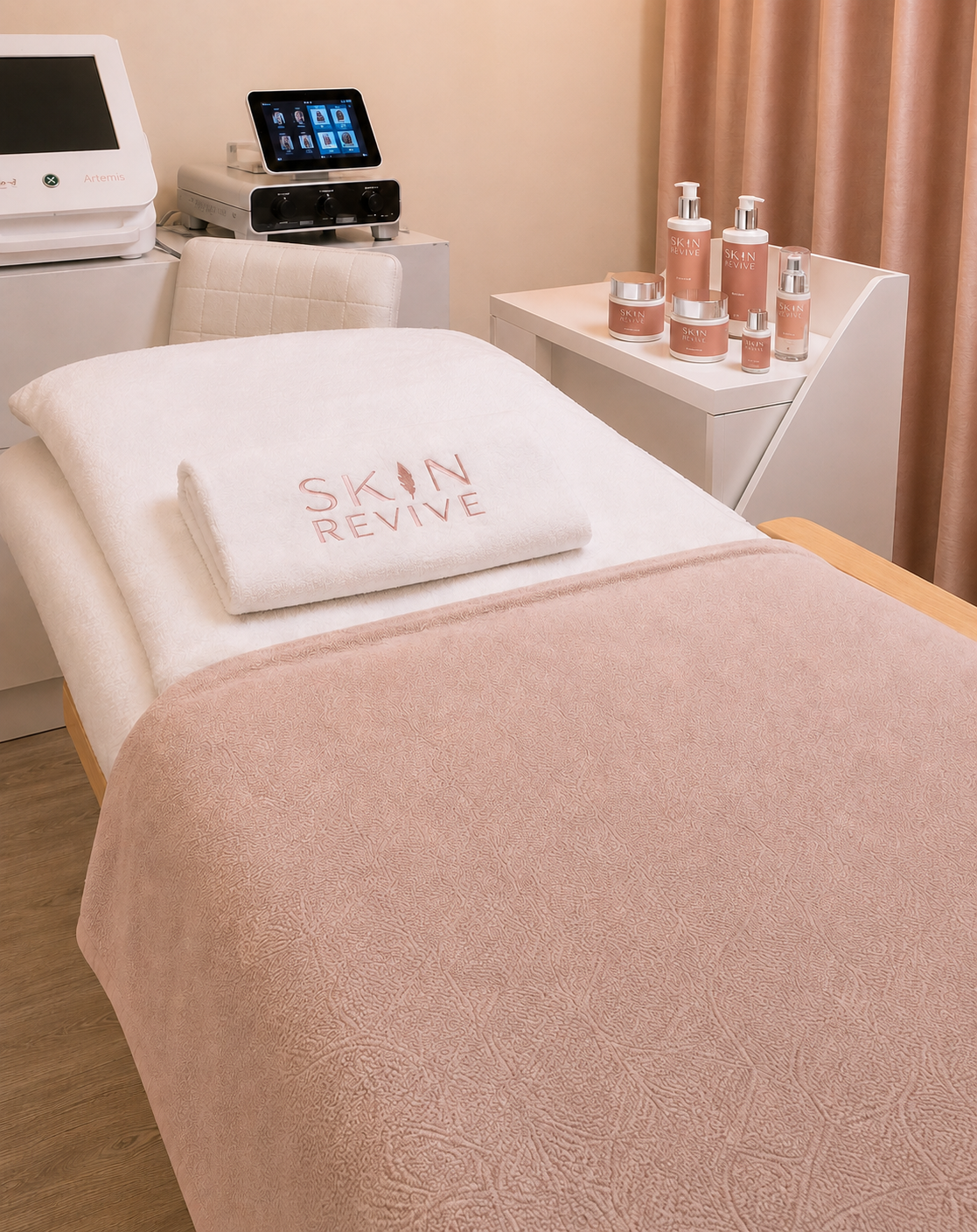 Treatment Room at the Skin Revive Institute